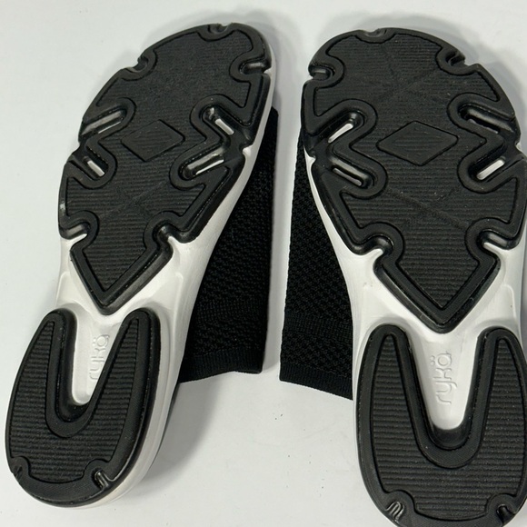 Black Slide Sandals with Camouflage Insole - Picture 4 of 5